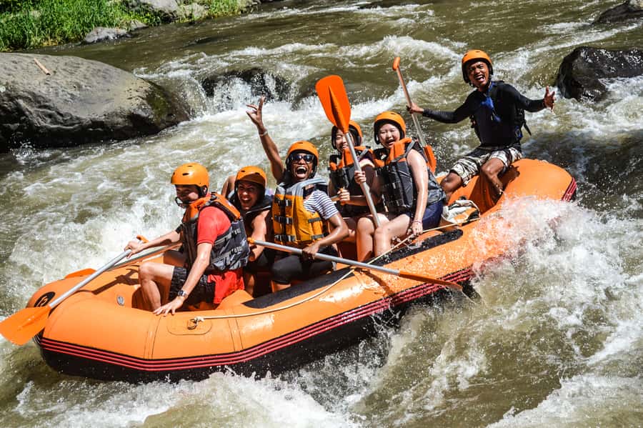 Bali: Ayung River Guided Rafting Adventure with Lunch - On the water: Class 2 rapids with a rainy-season wildcard