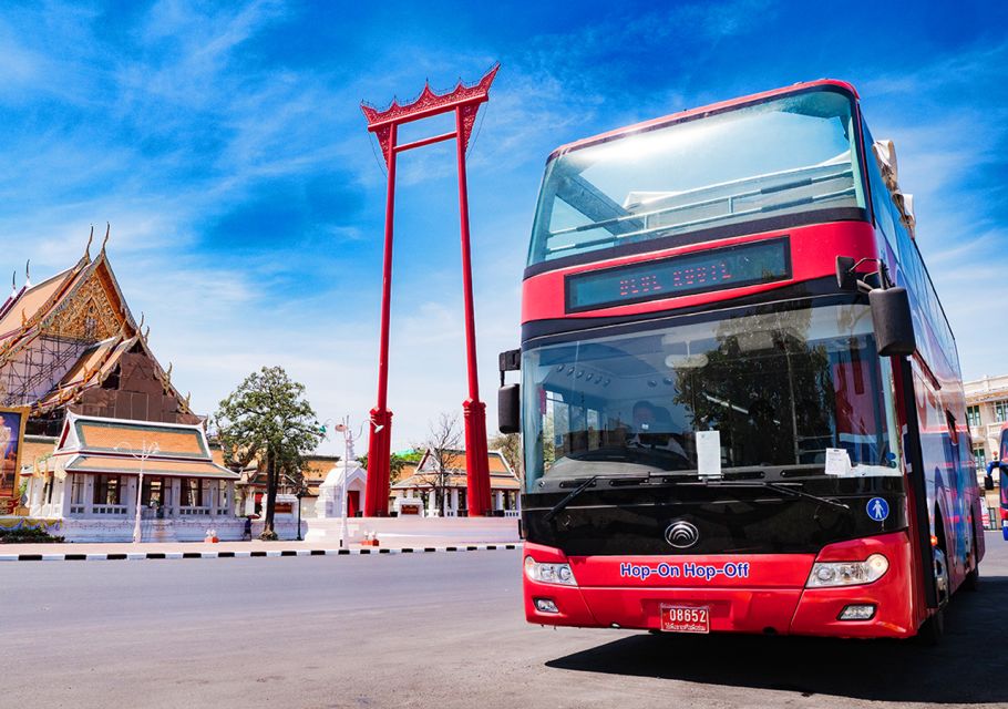 Bangkok: Hop-On Hop-Off Bus with 24, 48 or 72-Hour Validity - Onboard comfort: open-air views plus GPS audio
