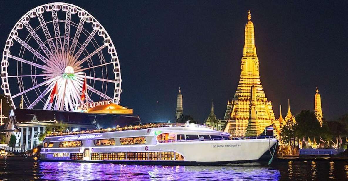 Bangkok: White Orchid Chao Phraya Dinner Cruise free Beer - Dinner on a Boat: Buffet Expectations You Should Actually Have