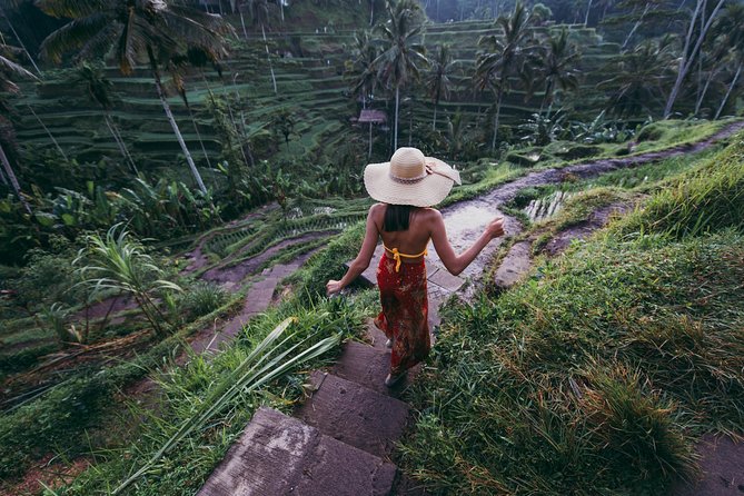 Best of Bali Waterfalls: Tibumana, Tukad Cepung and Tegenungan - Tibumana Waterfall: stairs down to a fresh-water swim
