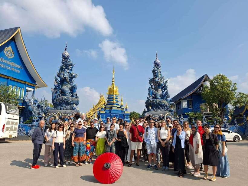 Chiang Mai: Chiang Rai Temples, Karen Tribe and Hot Springs - The guide makes or breaks the experience: English-only, plus QR audio