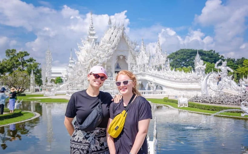 Chiang Mai: White, Red/Black & Blue Temples Tour with Lunch - Wat Rong Suea Ten Blue Temple: jewel tones and a calmer ending