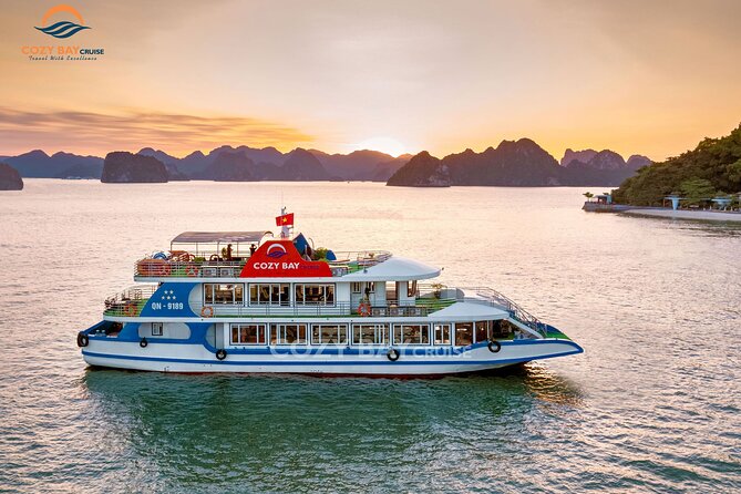 Cozy Bay Halong 5-Star Day Cruise, Buffet, Cave, Kayak, Swimming - The quick pearl stop in Hai Duong: culture break, low pressure