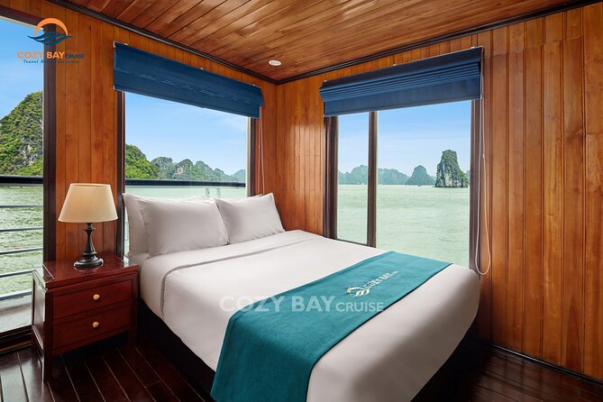 CozyBay Cruise-The Best Small Group 2D/1N inHalong-All inclusive - The cruise evening plan: sunset deck time, cooking class, squid fishing, and karaoke