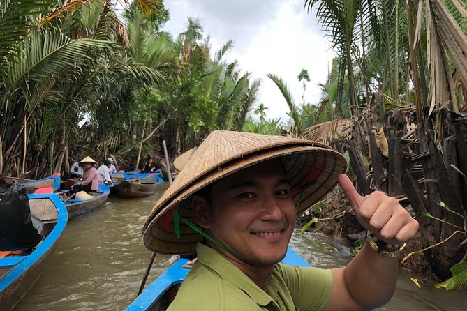 CuChi Tunnels&Mekong Delta-Boat,TukTuk,Coconut Village SmallGroup - Mekong Delta by motorboat and rowing boat: the big river, close up