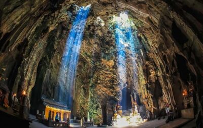 Da Nang: Lady Buddha, Marble Mountains, and Am Phu Cave Tour - Lady Buddha and Monkey Mountain Views Over the Son Tra Peninsula