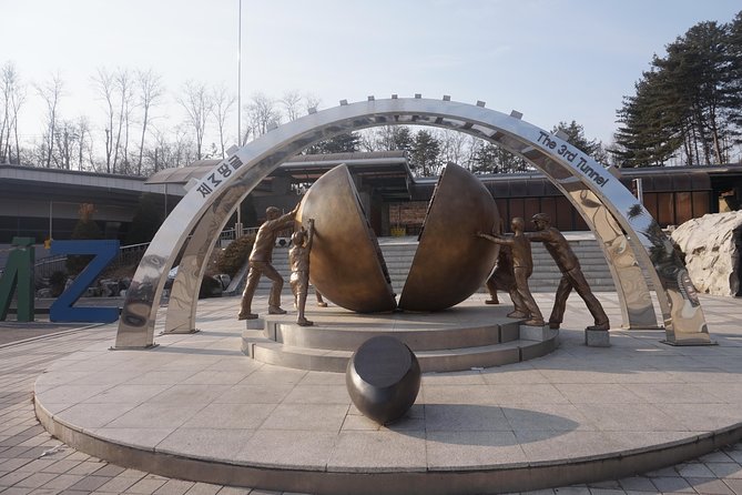 DMZ tour south Korea from Seoul (NK experience hall, defector) - Dorasan Station: rail hopes trapped in symbolism