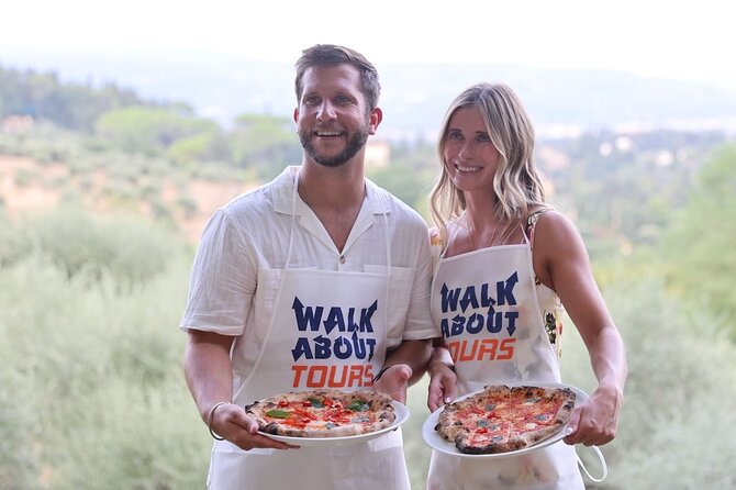 Florence Pizza or Pasta Class with Gelato Making at a Tuscan Farm - Pizza class: choose toppings from estate gardens and bake in a wood oven