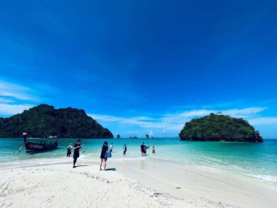 From Krabi: Phi Phi Early Bird & 4 Islands by Speedboat - Pickup from Krabi: plan for the van, then the speedboat