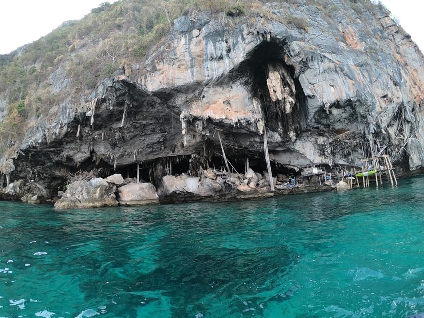From Krabi: Phi Phi Islands Speedboat Day Tour - Bamboo Island: the long-ish swim stop with reef awareness