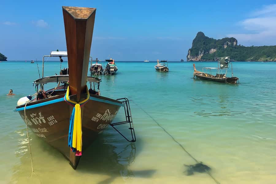 From Phuket Or Khao Lak: Phi Phi Islands Early Bird Tour - Bamboo Island: lunch picnic and beach time that feels like payoff