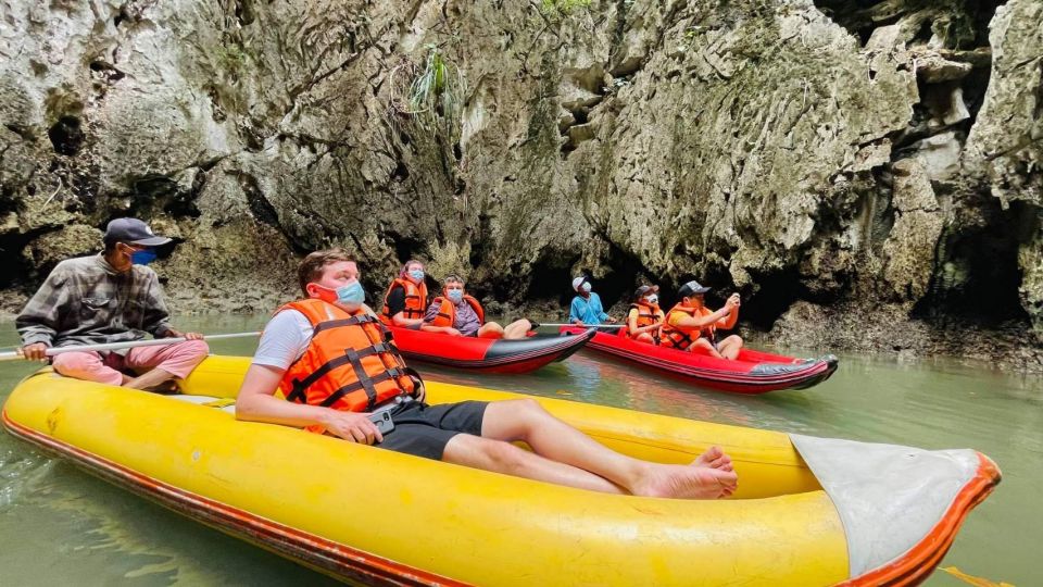 From Phuket: Phang Nga Bay and Canoeing Tour by Big Boat - James Bond Island: iconic photos, practical limits