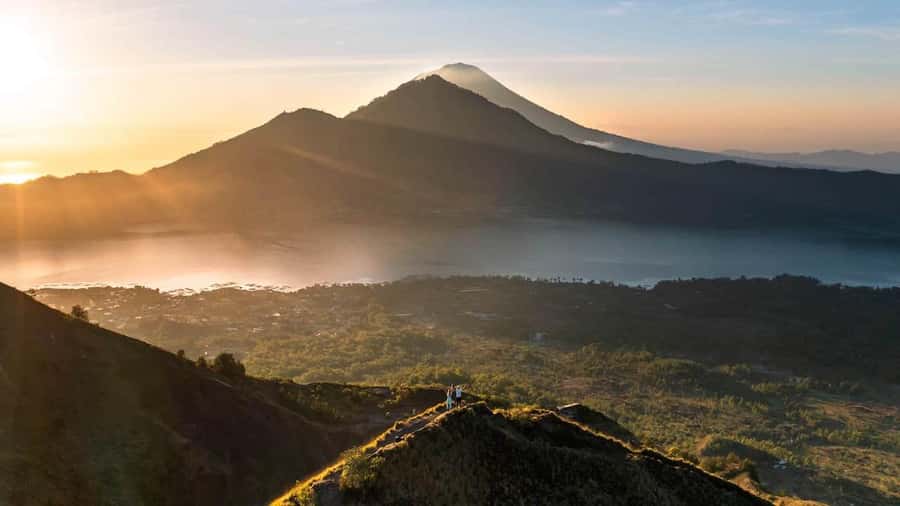 From Ubud: Mount Batur Hiking With Hotspring - After sunrise: lava hill and black sand on the return