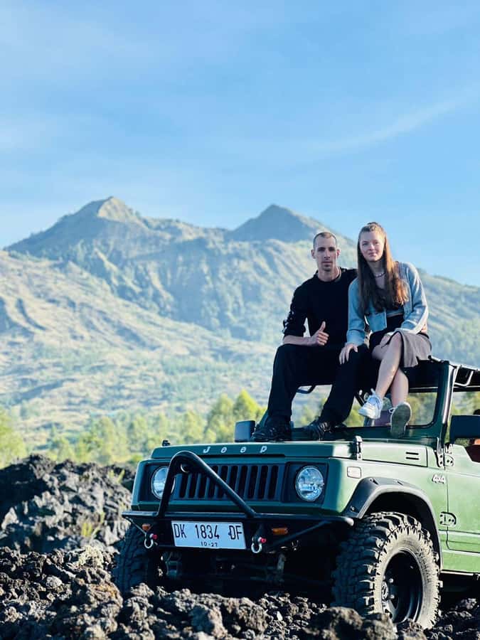 From Ubud: Mount Batur Shared Jeep Sunrise & Hot Spring Tour - Batur’s volcano stops: what you’ll actually see along the way