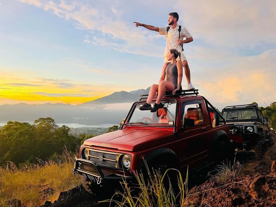 From Ubud: Mount Batur Shared Jeep Sunrise & Hot Spring Tour - Logistics that save time: meeting point and pickup zones
