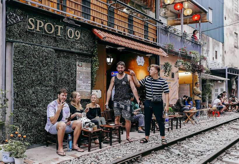 Hanoi: Guided Food Tour with Train Street Visit - Bun Cha in the First Traditional Stop: Smoky Pork and Fish Sauce Rhythm