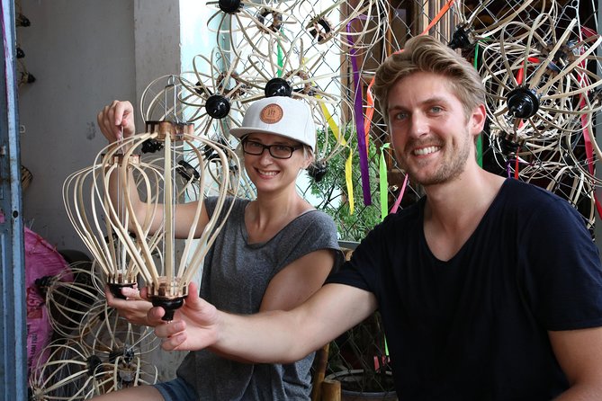 Hoi An Full Lantern Making Class- A special Foldable lantern - Choosing your lantern shape: lotus, diamond, sunrise, or sunset