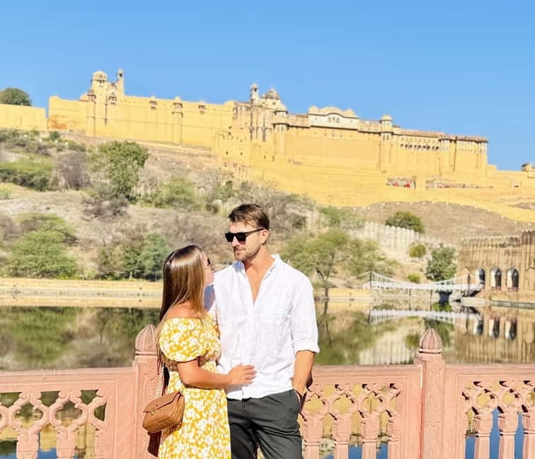 Jaipur: Private Full Day Sightseeing Tour By Car with Guide - Hawa Mahal photo stops: the Palace of Winds in real light