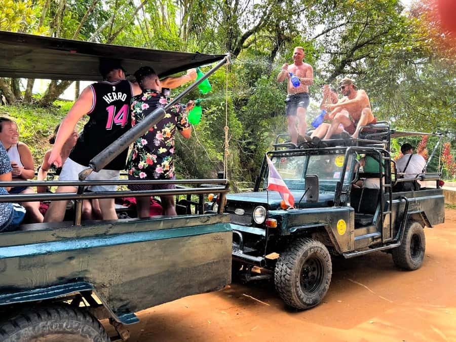 Ko Samui: 4WD Wild Jungle Safari Tour with Lunch - Rubber Plantation and Wat Phra Yai (Big Buddha) Finish
