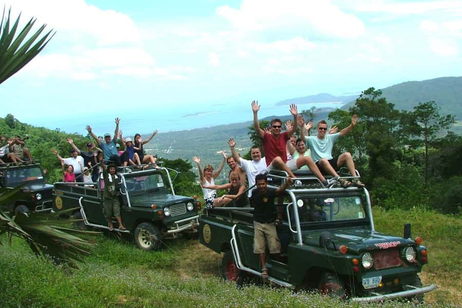 Koh Samui: Mr.Ung's 4WD Wild Jungle Safari Tour with Lunch - Na Muang Waterfalls Swim Break: Your Main Water Moment