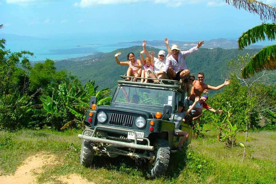 Koh Samui: Mr.Ung's 4WD Wild Jungle Safari Tour with Lunch - Water Fight Between Jeeps: The Silly Finale That Works