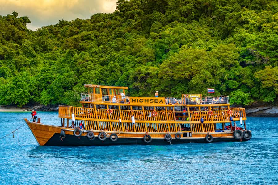 Koh Samui: Mu Ko Ang Thong Park Cruise with Kayaking Option - The Blue Lagoon steps: Talay Nai and the view from above