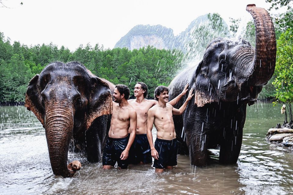Krabi: Elephant Bathing Session at Krabi Elephant Shelter - Feeding and Showering Elephants: The Parts You’ll Remember