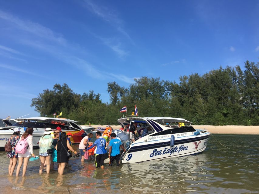 Krabi: Hong Islands Day Trip by Speedboat with Lunch - Hong Island: beach time, wildlife chances, and the lagoon cliff passage