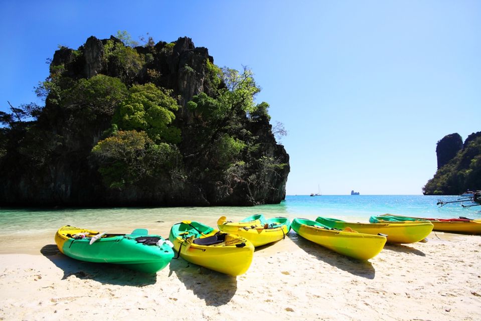 Krabi: Hong Islands Day Trip by Speedboat with Lunch - Kayaking option: clear-water rowing with weather in charge
