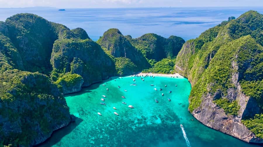 Krabi: Phi Phi & 4 Islands Sunset Tour by Speedboat - Morning Transfers and the Pier Run: Settle In Before the Islands