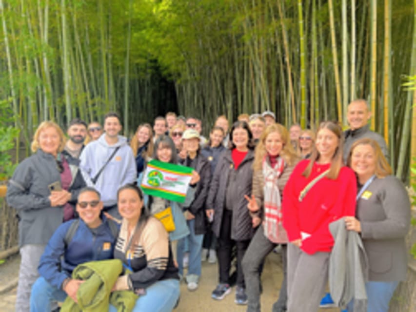 Kyoto: Fushimi Inari, Kinkakuji, Bamboo Grove 1 Day Bus Tour - Sagano Bamboo Forest: the walk is short, but it’s the mood