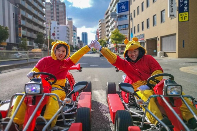 Osaka Go Karting Tour with Funny Costume - Costumes, Karts, and the Quick-Start Safety Lesson