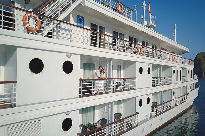 Paradise Elegance Cruise 2 days 1 night Halong Bay Tour - Ti Top Island, kayaking, and the optional add-on choices