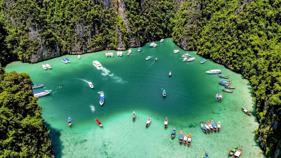 Phuket: Maya, Phi Phi, and Bamboo Island with Buffet Lunch - Maya Bay: the movie-famous beach, plus how to avoid feeling trapped
