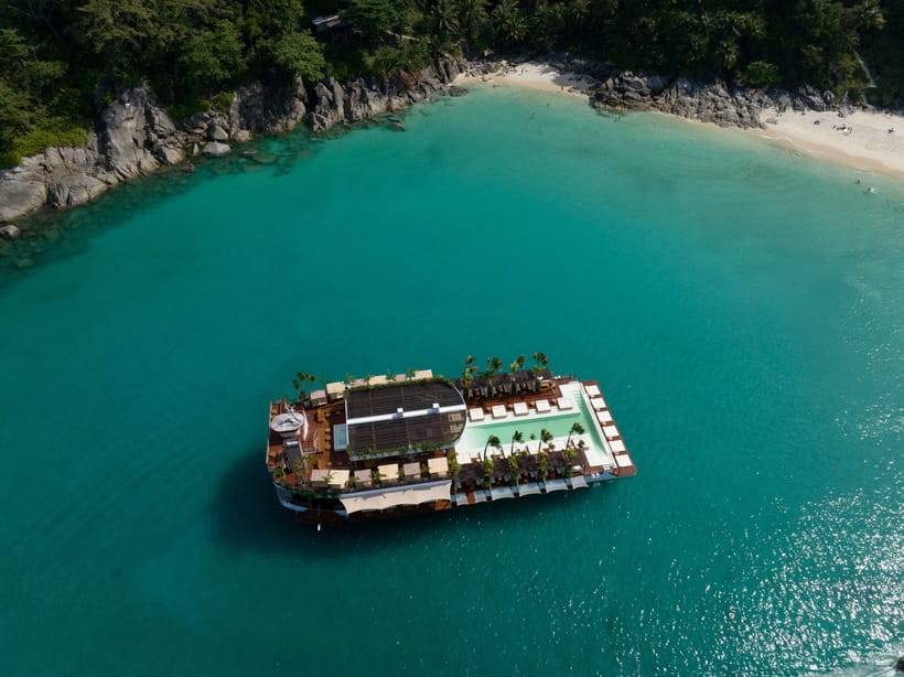 Phuket: YONA Floating Beach Club Day Experience - The infinity pool and 360-degree views: where your day actually happens