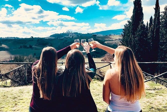 San Gimignano, Siena, Monteriggioni, Chianti Day Trip with Lunch & Wine Tasting - Chianti Countryside: The Wine Route Drive That Sets the Mood