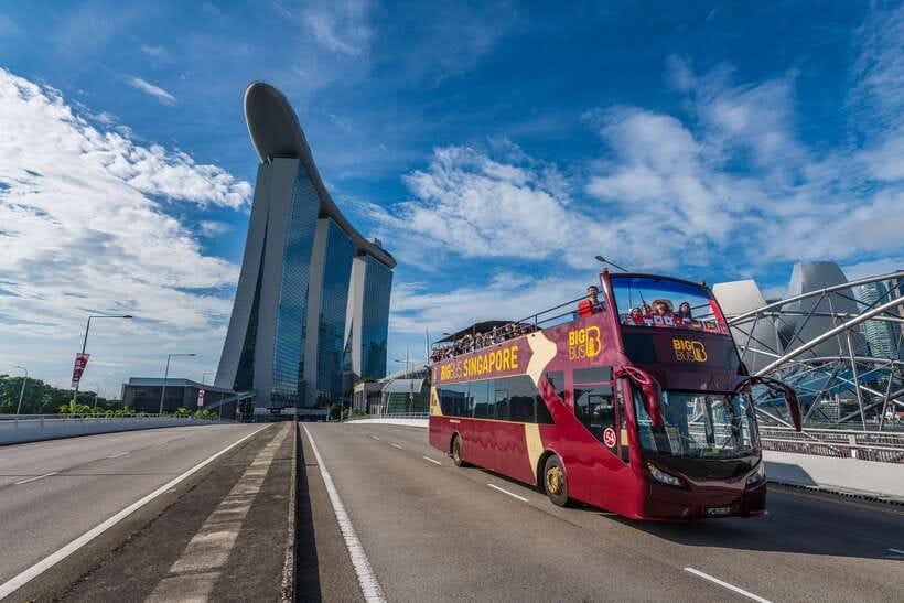 Singapore: Big Bus Hop-On Hop-Off Tour by Open-Top Bus - Entering Singapore Fast at the Big Bus Suntec Hub