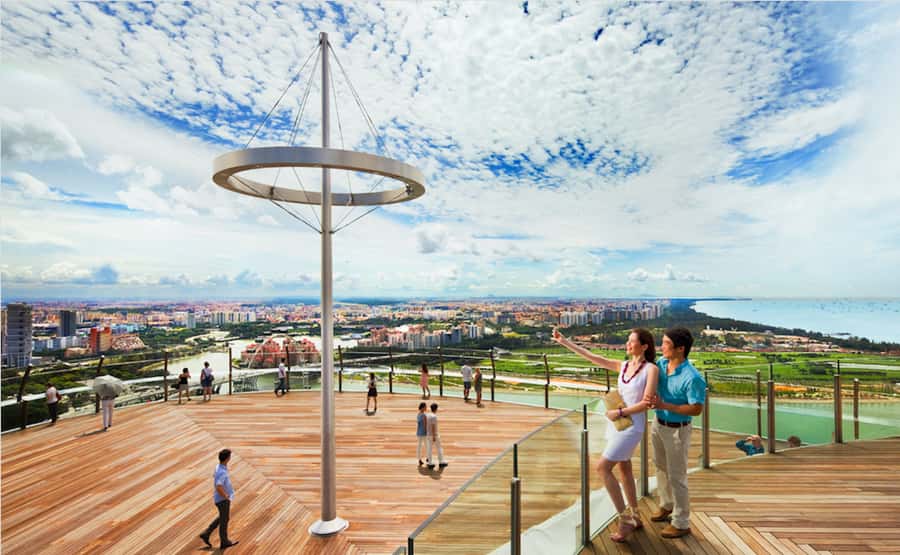 Singapore: Marina Bay Sands Observation Deck E-Ticket - 56th-floor panoramas: 360° views, 200m height, and best angles