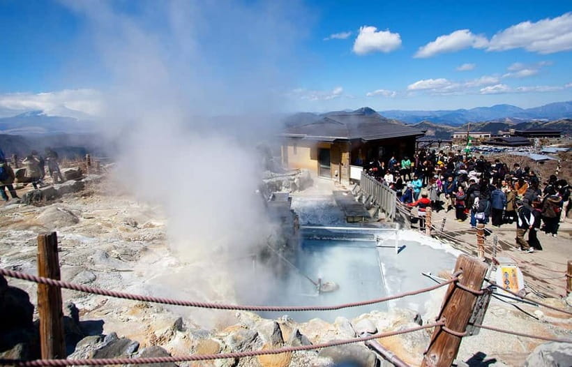 Tokyo: Mt. Fuji Tour, Hakone Ropeway, Owakudani, Lake Ashi - Owakudani Volcanic Valley: Geothermal Chaos and Black Eggs